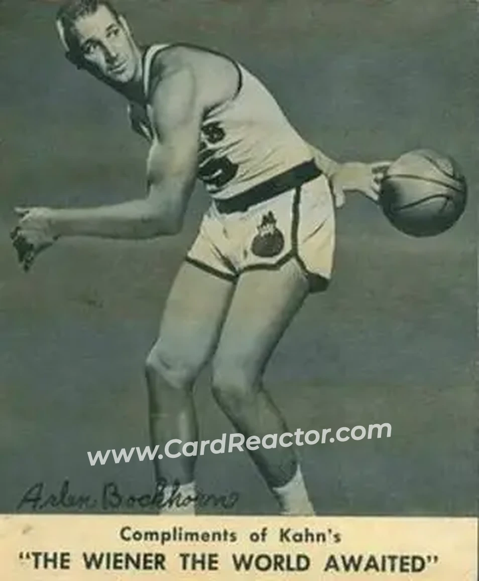 1959-60 Kahn's #NNO - Arlen Bockhorn - Cincinnati Royals - Front