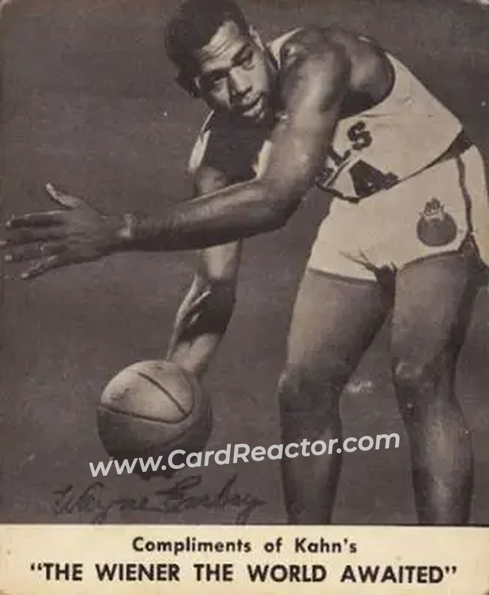 1959-60 Kahn's #NNO - Wayne Embry - Cincinnati Royals - Front