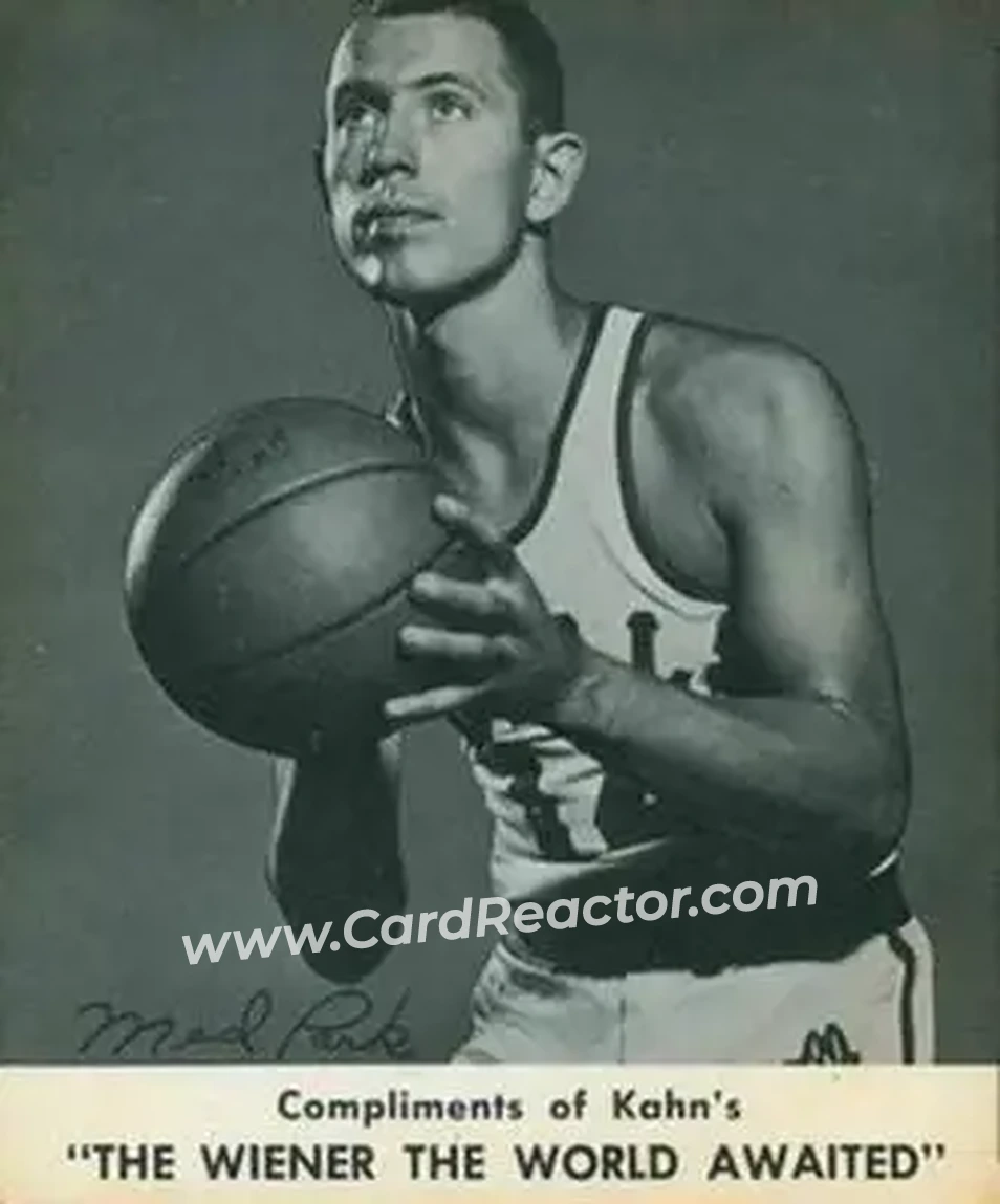 1959-60 Kahn's #NNO - Med Park - Cincinnati Royals - Front 1959-60 Kahn's #NNO - Med Park - Cincinnati Royals - Front
