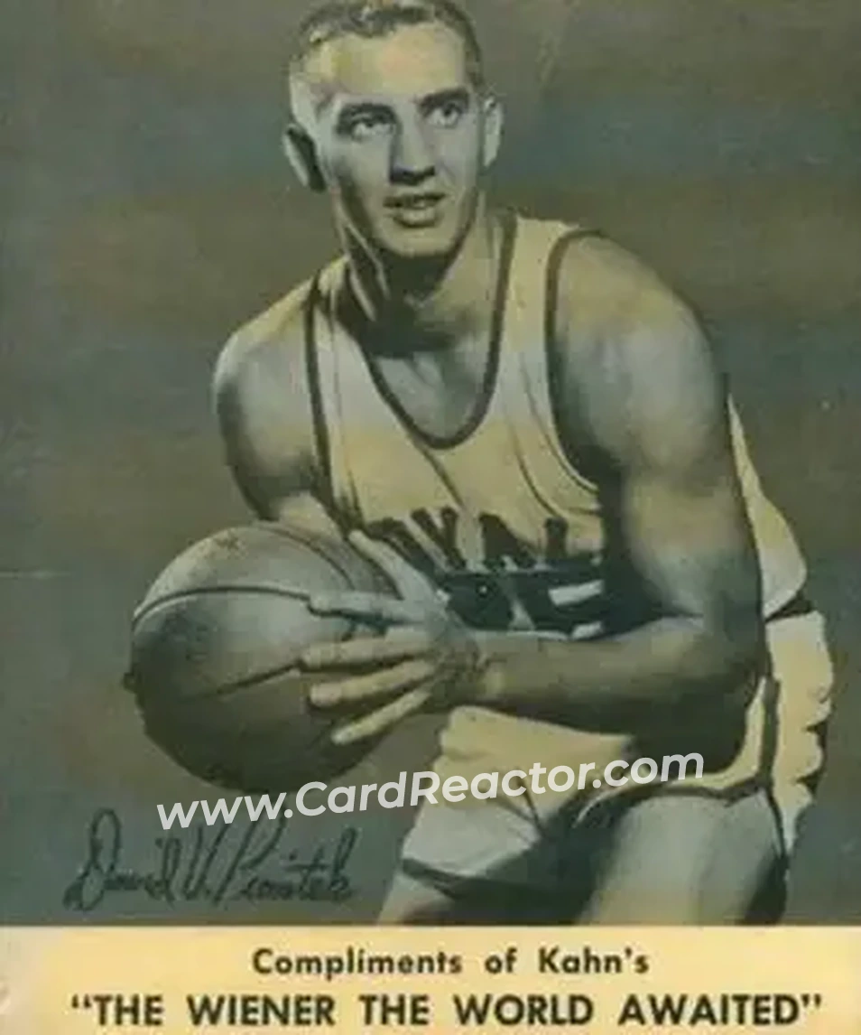 1959-60 Kahn's #NNO - Dave Piontek - Cincinnati Royals - Front 1959-60 Kahn's #NNO - Dave Piontek - Cincinnati Royals - Front