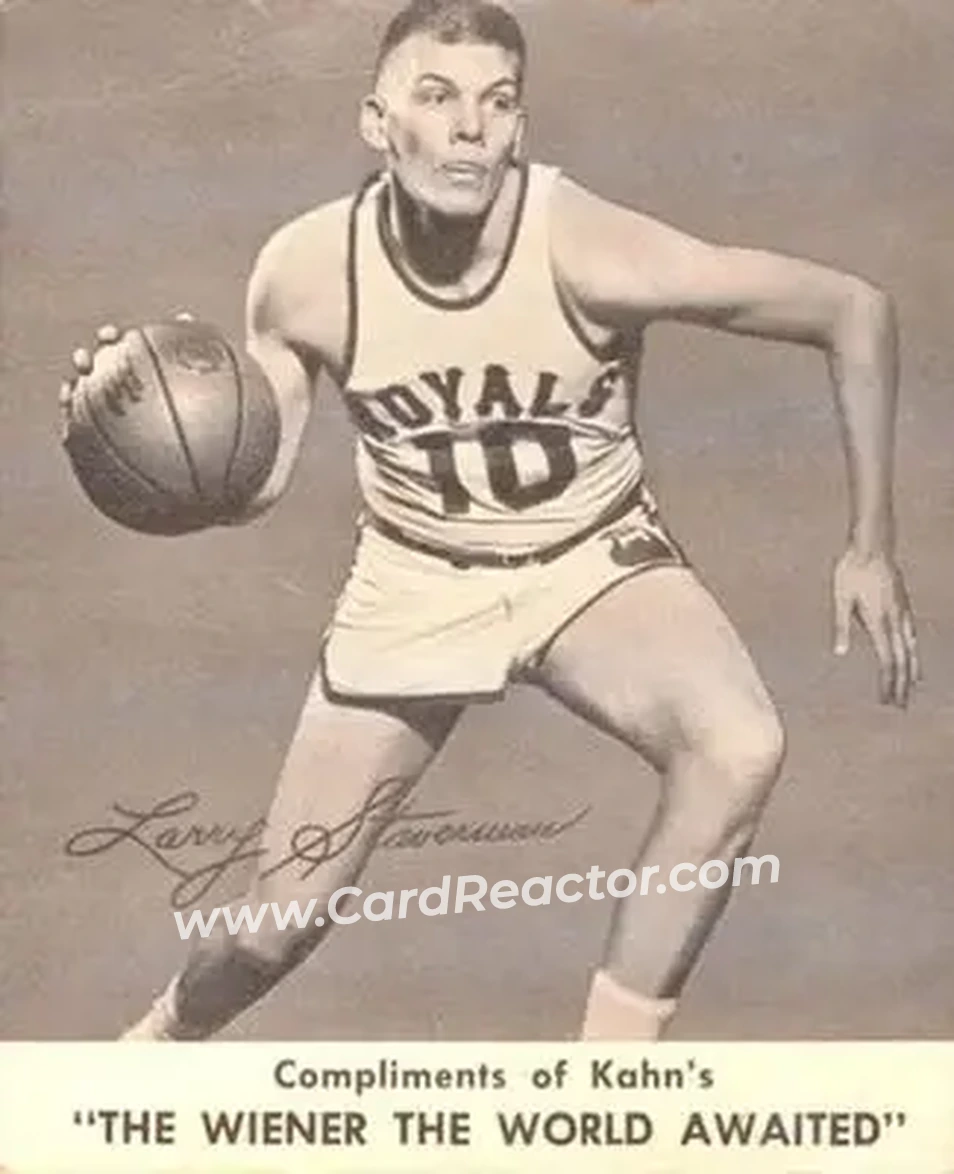 1959-60 Kahn's #NNO - Larry Staverman - Cincinnati Royals - Front 1959-60 Kahn's #NNO - Larry Staverman - Cincinnati Royals - Front