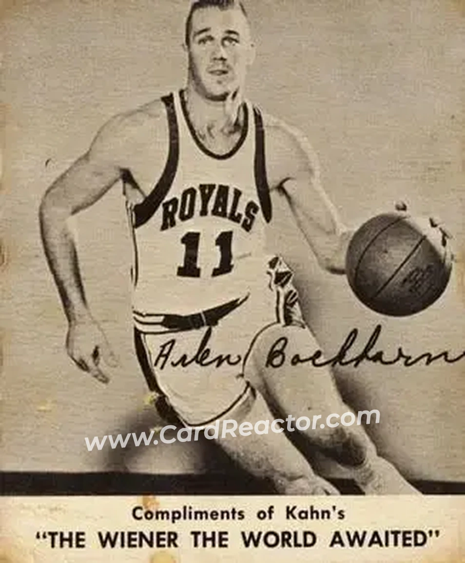 1960-61 Kahn's #NNO - Arlen Bockhorn - Cincinnati Royals - Front