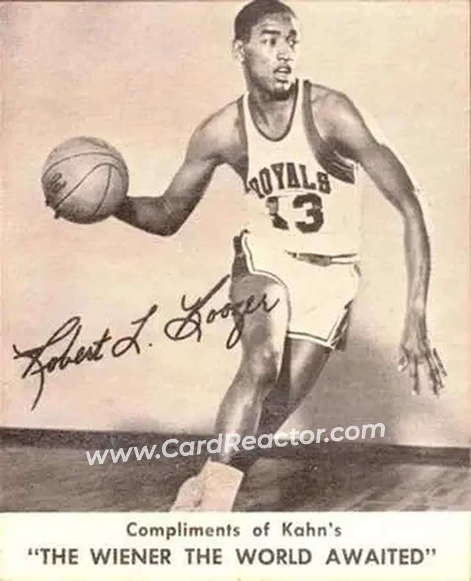 1960-61 Kahn's #NNO - Bob Boozer - Cincinnati Royals - Front