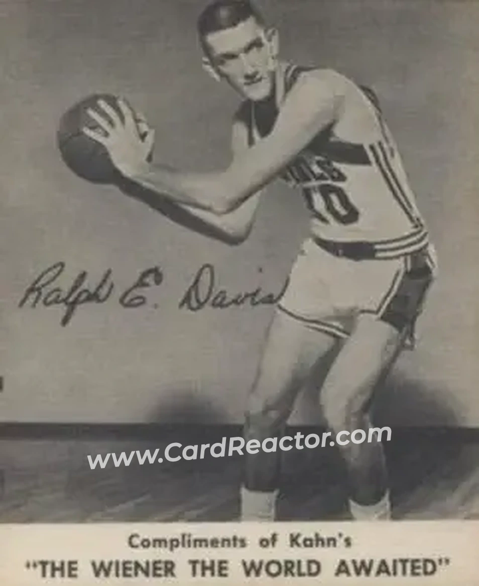 1960-61 Kahn's #NNO - Ralph Davis - Cincinnati Royals - Front