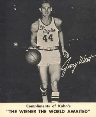 1960-61 Kahn's #NNO - Jerry West - Los Angeles Lakers