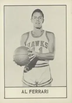 1961 Essex Meats St. Louis Hawks feature card
