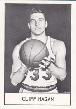 1961 Essex Meats St. Louis Hawks feature card
