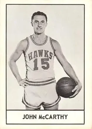 1961 Essex Meats St. Louis Hawks #NNO - John McCarthy - St. Louis Hawks