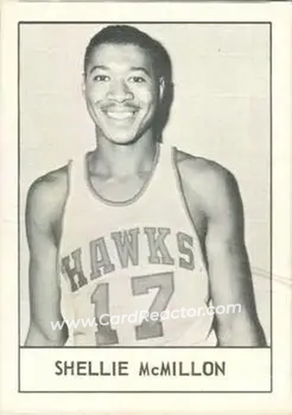 1961 Essex Meats St. Louis Hawks #NNO - Shellie McMillon - St. Louis Hawks - Front