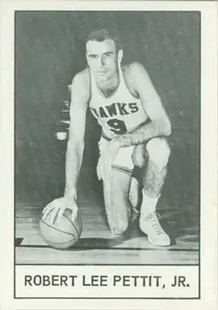 1961 Essex Meats St. Louis Hawks #NNO - Bob Pettit - St. Louis Hawks