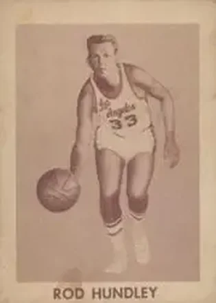 1961-62 Bell Brand Los Angeles Lakers #3 - Rod Hundley - Los Angeles Lakers