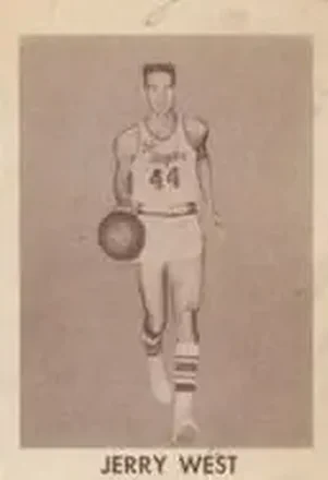 1961-62 Bell Brand Los Angeles Lakers #8 - Jerry West - Los Angeles Lakers
