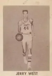 1961-62 Bell Brand Los Angeles Lakers feature card