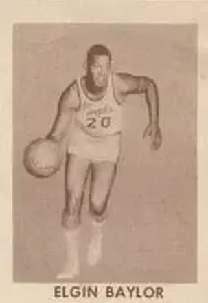 1961-62 Bell Brand Los Angeles Lakers #10 - Elgin Baylor - Los Angeles Lakers