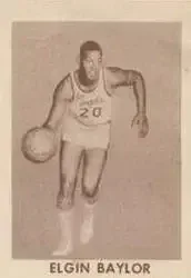 1961-62 Bell Brand Los Angeles Lakers feature card