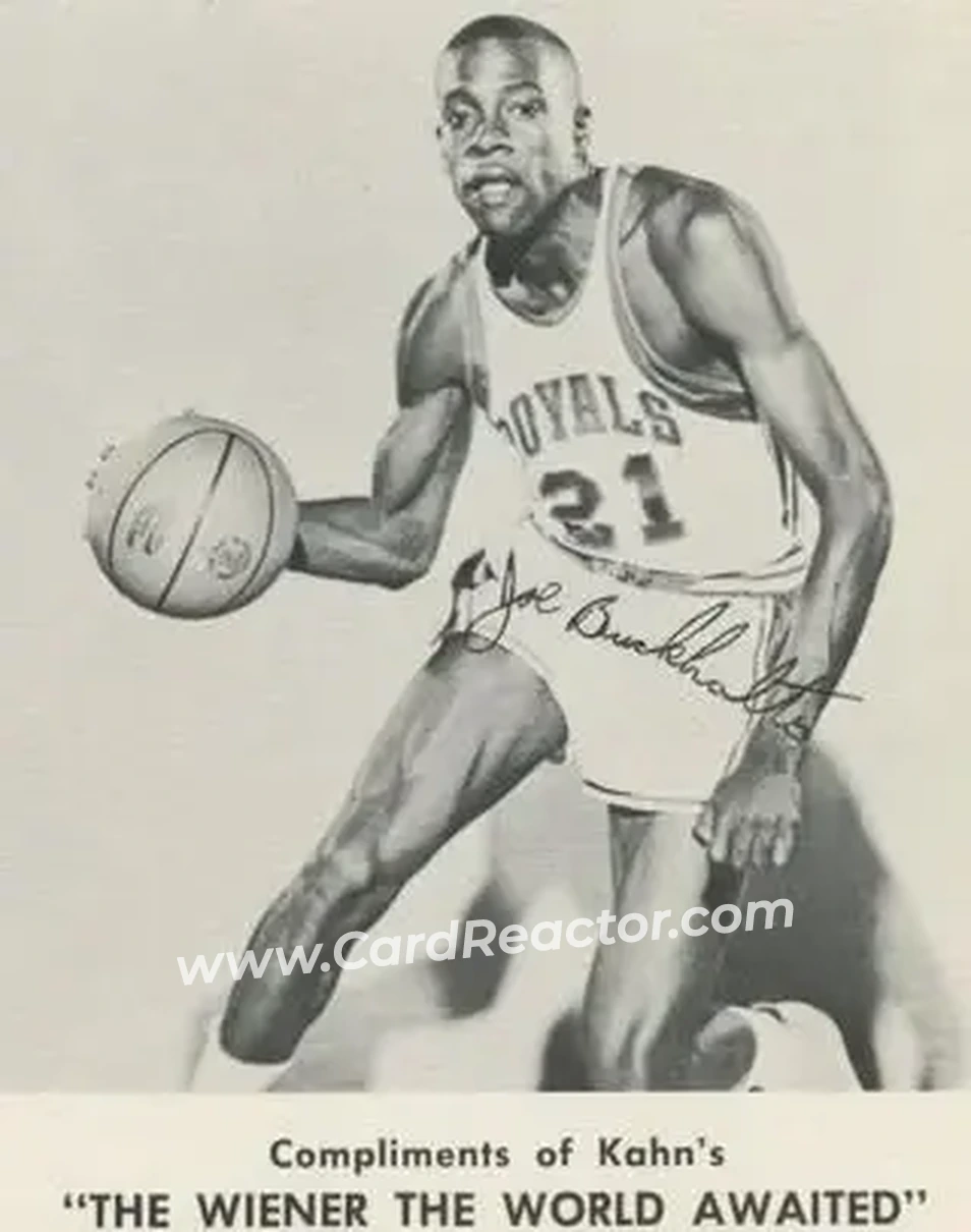 1961-62 Kahn's #NNO - Joe Buckhalter - Cincinnati Royals - Front 1961-62 Kahn's #NNO - Joe Buckhalter - Cincinnati Royals - Front