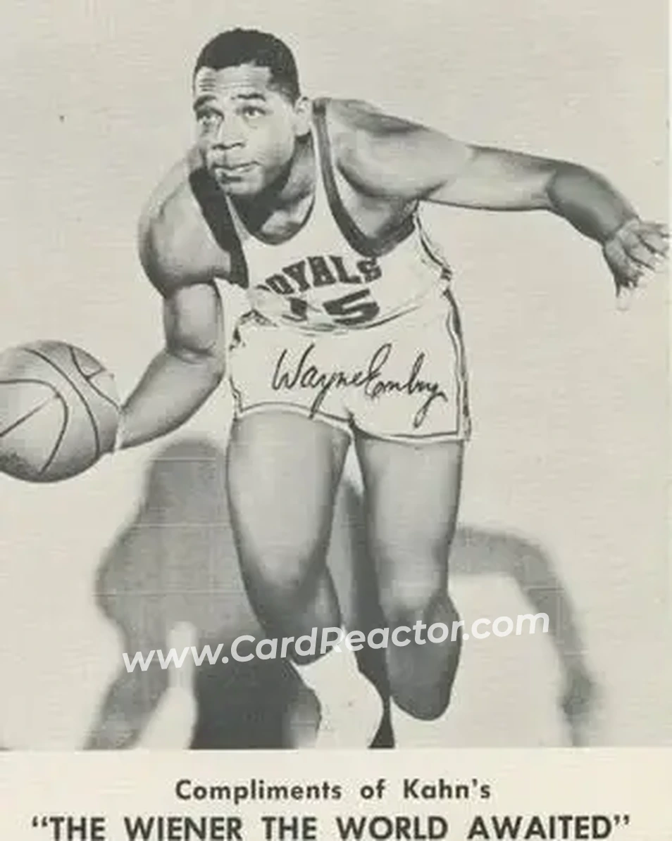 1961-62 Kahn's #NNO - Wayne Embry - Cincinnati Royals - Front