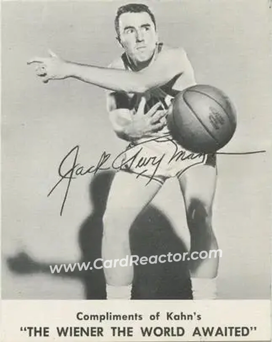 1961-62 Kahn's #NNO - Jack Twyman - Cincinnati Royals - Front