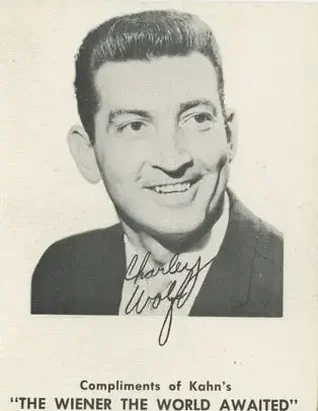 1961-62 Kahn's #NNO - Charley Wolf - Cincinnati Royals