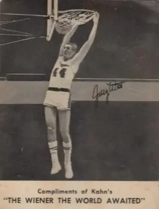 1962-63 Kahn's #NNO - Jerry West - Cincinnati Royals