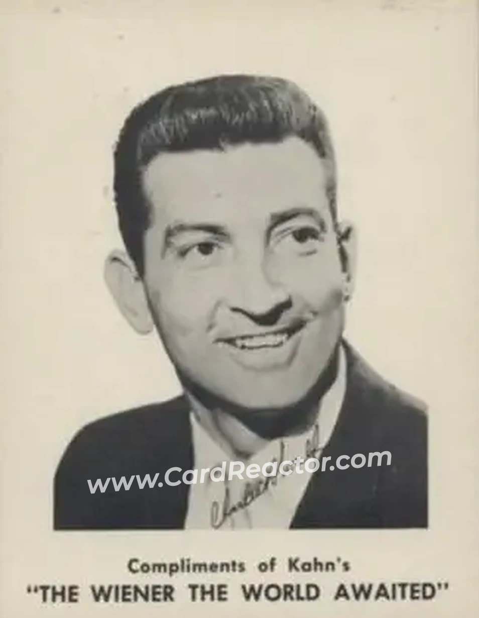 1962-63 Kahn's #NNO - Charley Wolf - Cincinnati Royals - Front