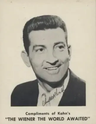 1962-63 Kahn's feature card
