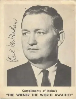 1963-64 Kahn's feature card