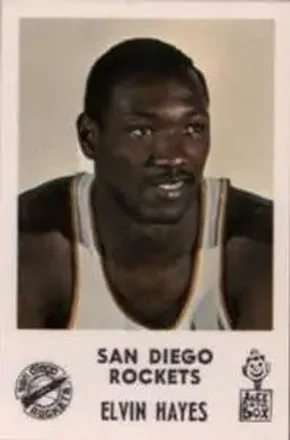 1968-69 Jack in the Box San Diego Rockets #NNO - Elvin Hayes - San Diego Rockets