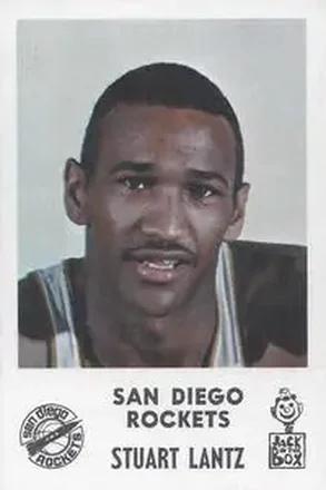 1968-69 Jack in the Box San Diego Rockets #NNO - Stu Lantz - San Diego Rockets