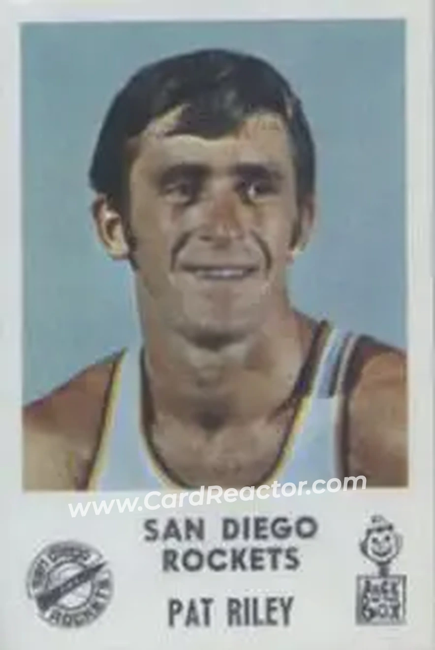 1968-69 Jack in the Box San Diego Rockets #NNO - Pat Riley - San Diego Rockets - Front 1968-69 Jack in the Box San Diego Rockets #NNO - Pat Riley - San Diego Rockets - Front