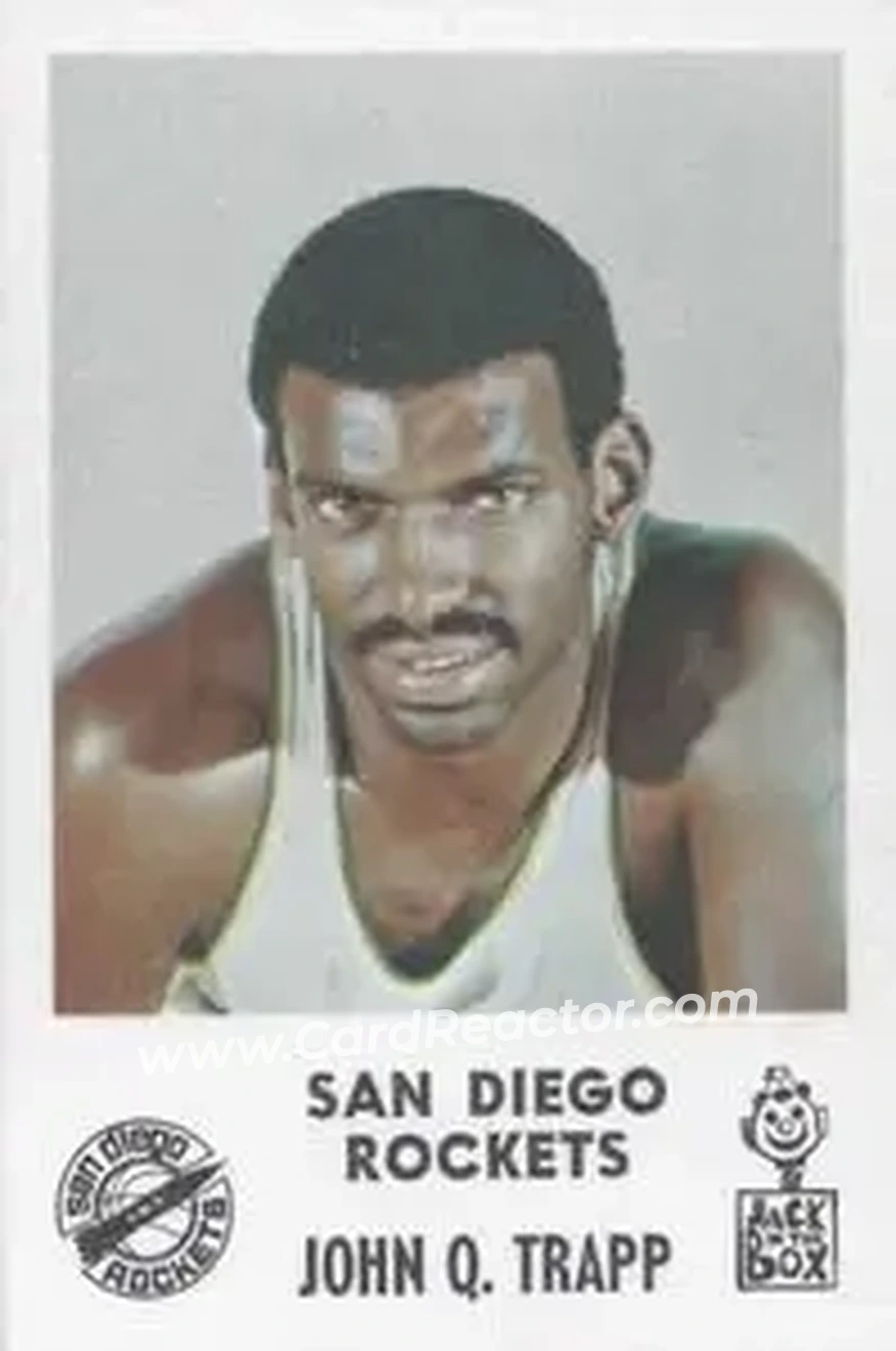 1968-69 Jack in the Box San Diego Rockets #NNO - John Trapp - San Diego Rockets - Front