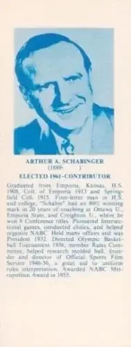 1968-74 NBA Hall of Fame Bookmarks feature card