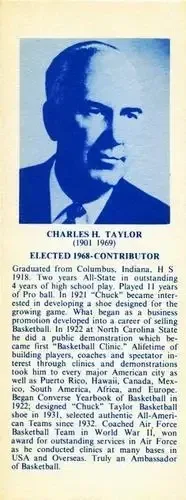 1968-74 NBA Hall of Fame Bookmarks feature card