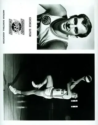 1968-69 Minnesota Pipers #6 - George Sutor - Minnesota Pipers