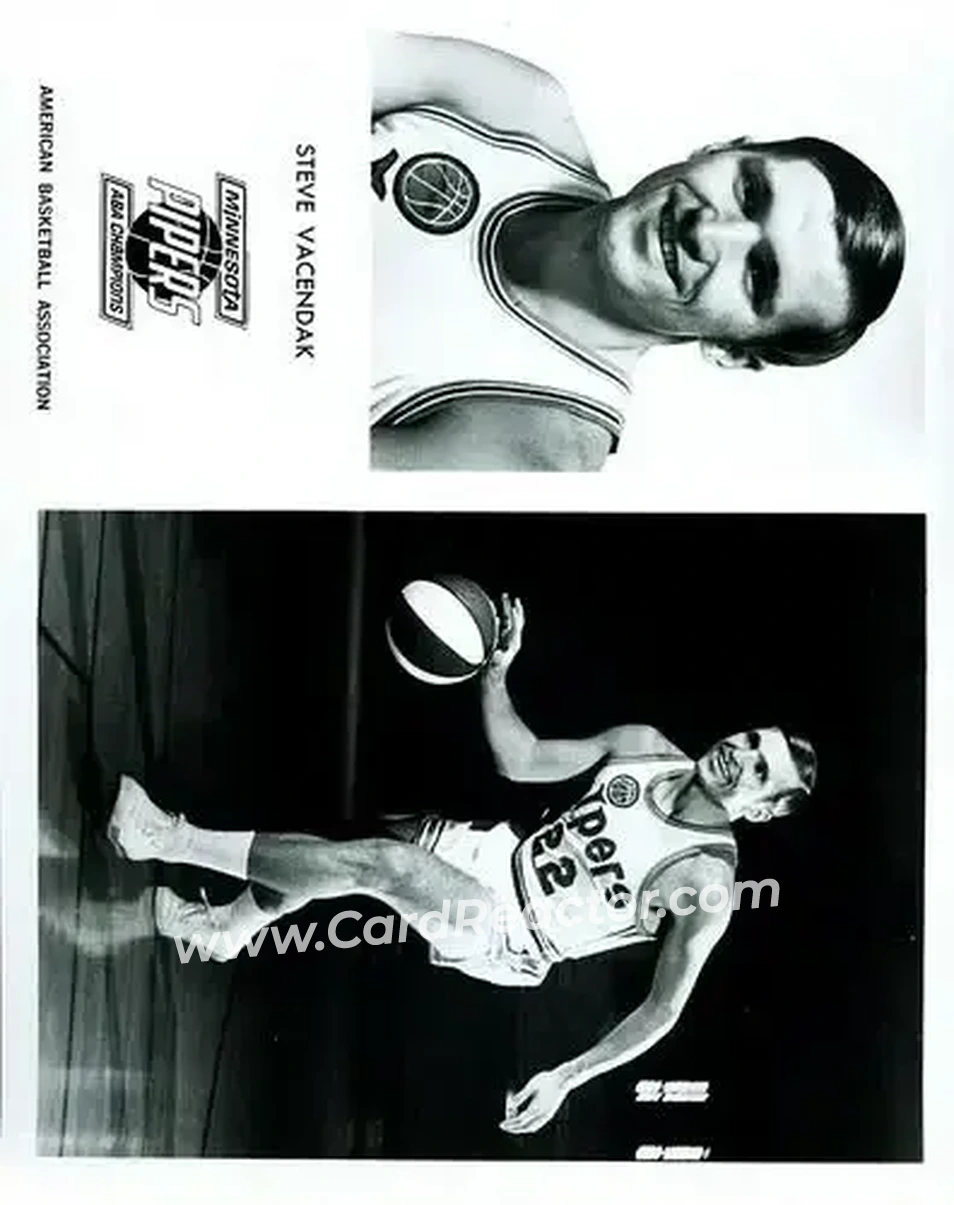 1968-69 Minnesota Pipers #7 - Steve Vacendak - Minnesota Pipers - Front