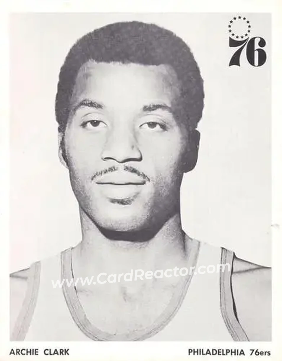 1968-69 Philadelphia 76ers #NNO - Archie Clark - Philadelphia 76ers - Front