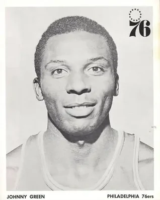 1968-69 Philadelphia 76ers #NNO - Johnny Green - Philadelphia 76ers 1968-69 Philadelphia 76ers #NNO - Johnny Green - Philadelphia 76ers
