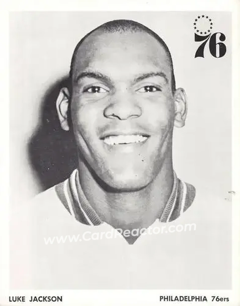 1968-69 Philadelphia 76ers #NNO - Luke Jackson - Philadelphia 76ers - Front