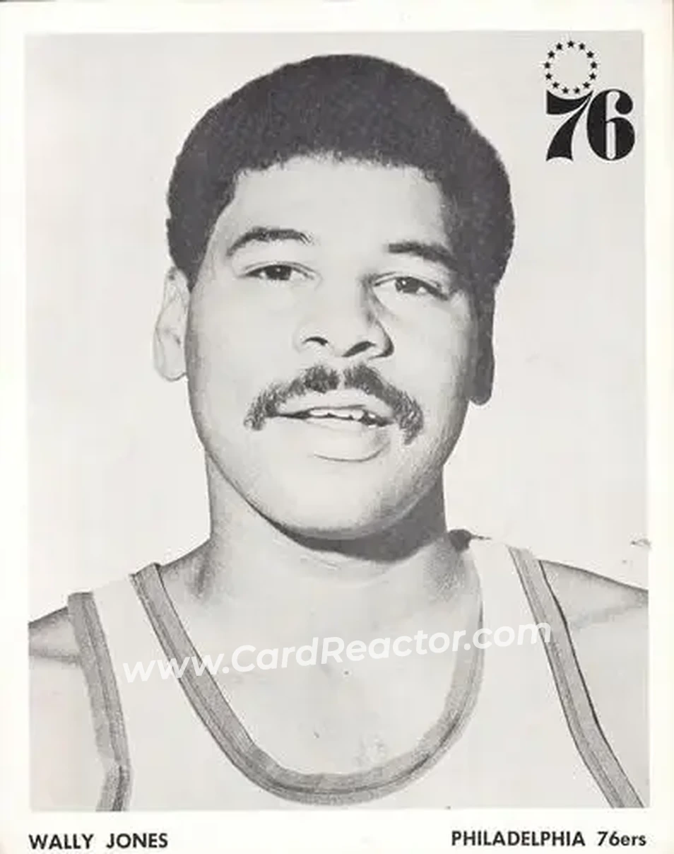 1968-69 Philadelphia 76ers #NNO - Wally Jones - Philadelphia 76ers - Front