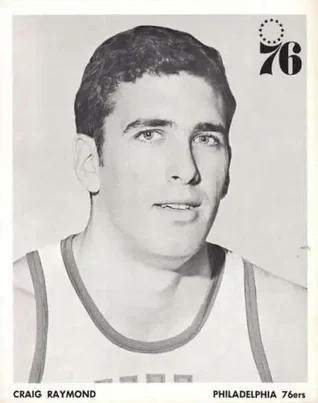 1968-69 Philadelphia 76ers #NNO - Craig Raymond - Philadelphia 76ers 1968-69 Philadelphia 76ers #NNO - Craig Raymond - Philadelphia 76ers