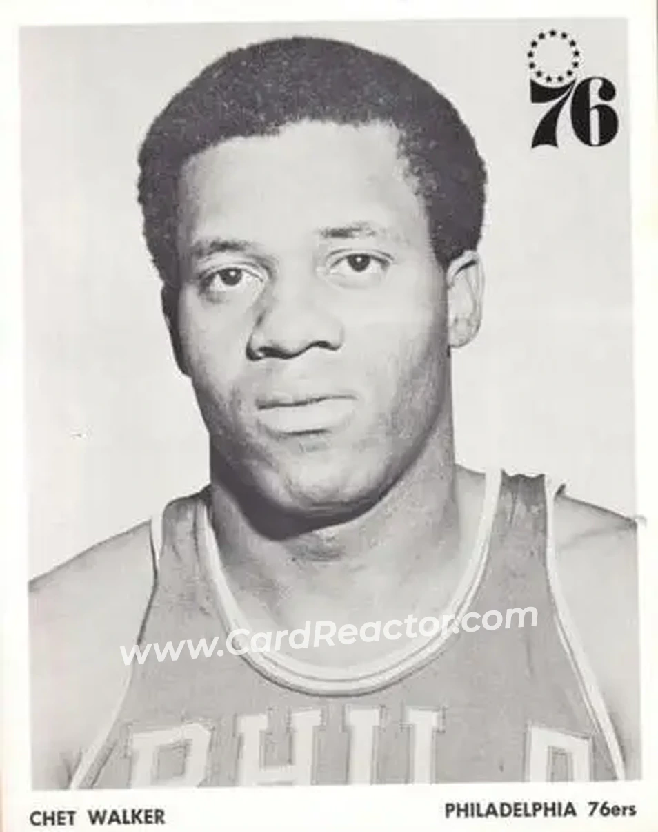 1968-69 Philadelphia 76ers #NNO - Chet Walker - Philadelphia 76ers - Front