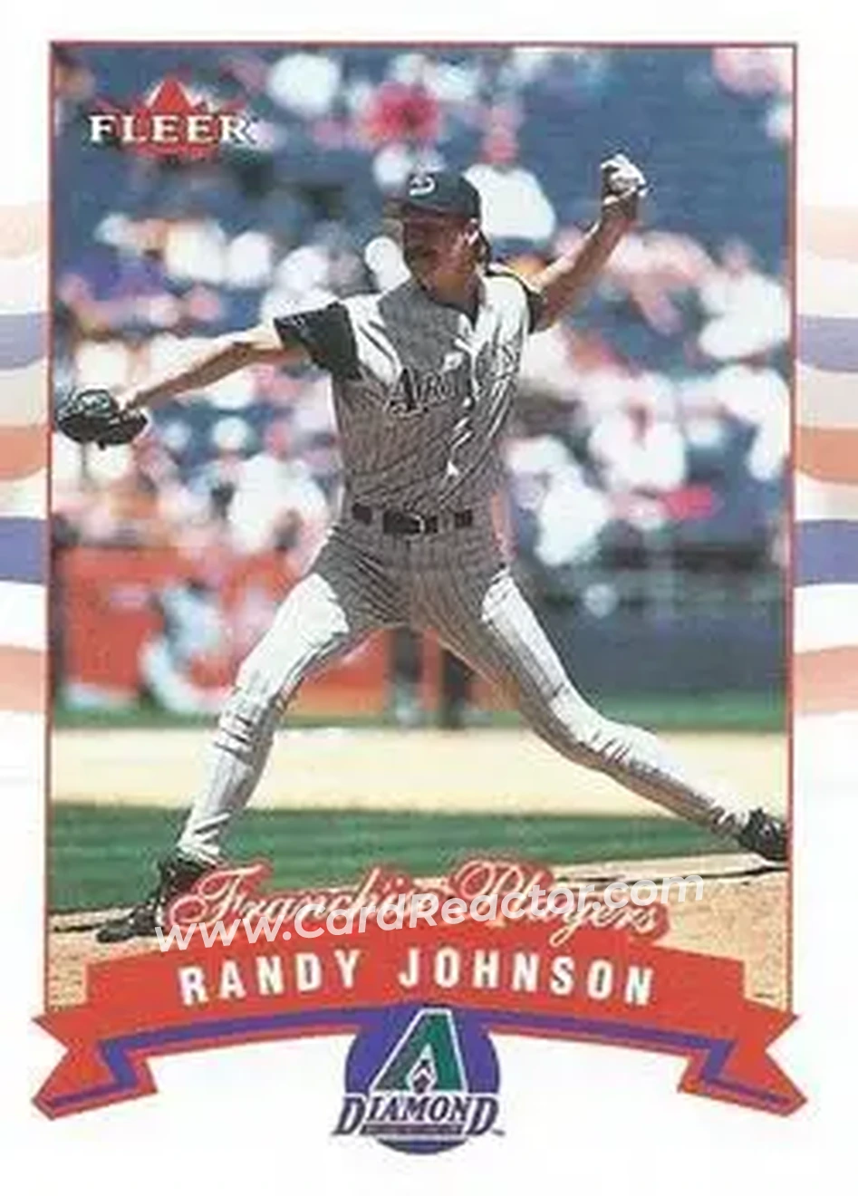 2002 Fleer #2 - Randy Johnson - Arizona Diamondbacks - Front