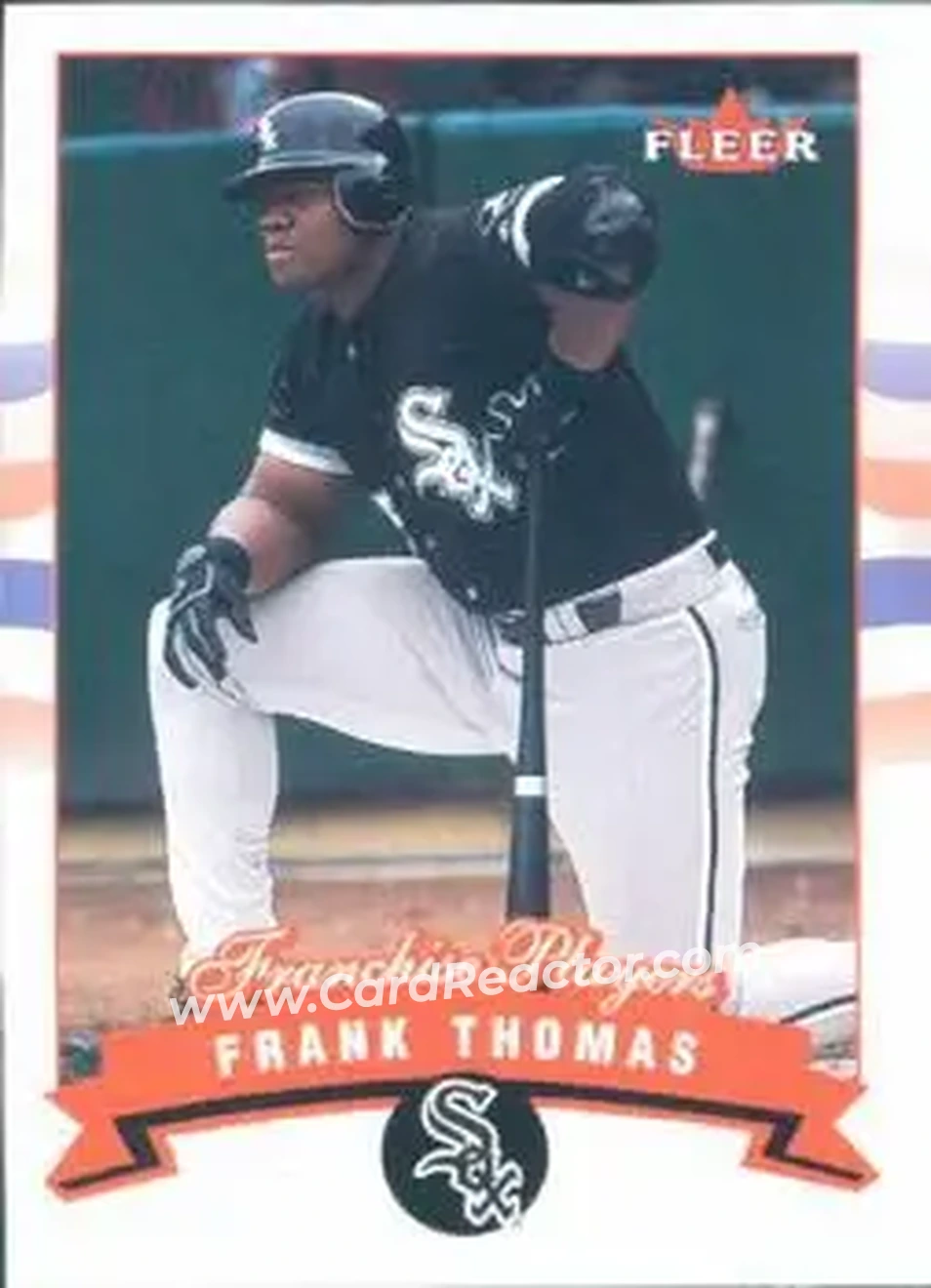 2002 Fleer #7 - Frank Thomas - Chicago White Sox - Front