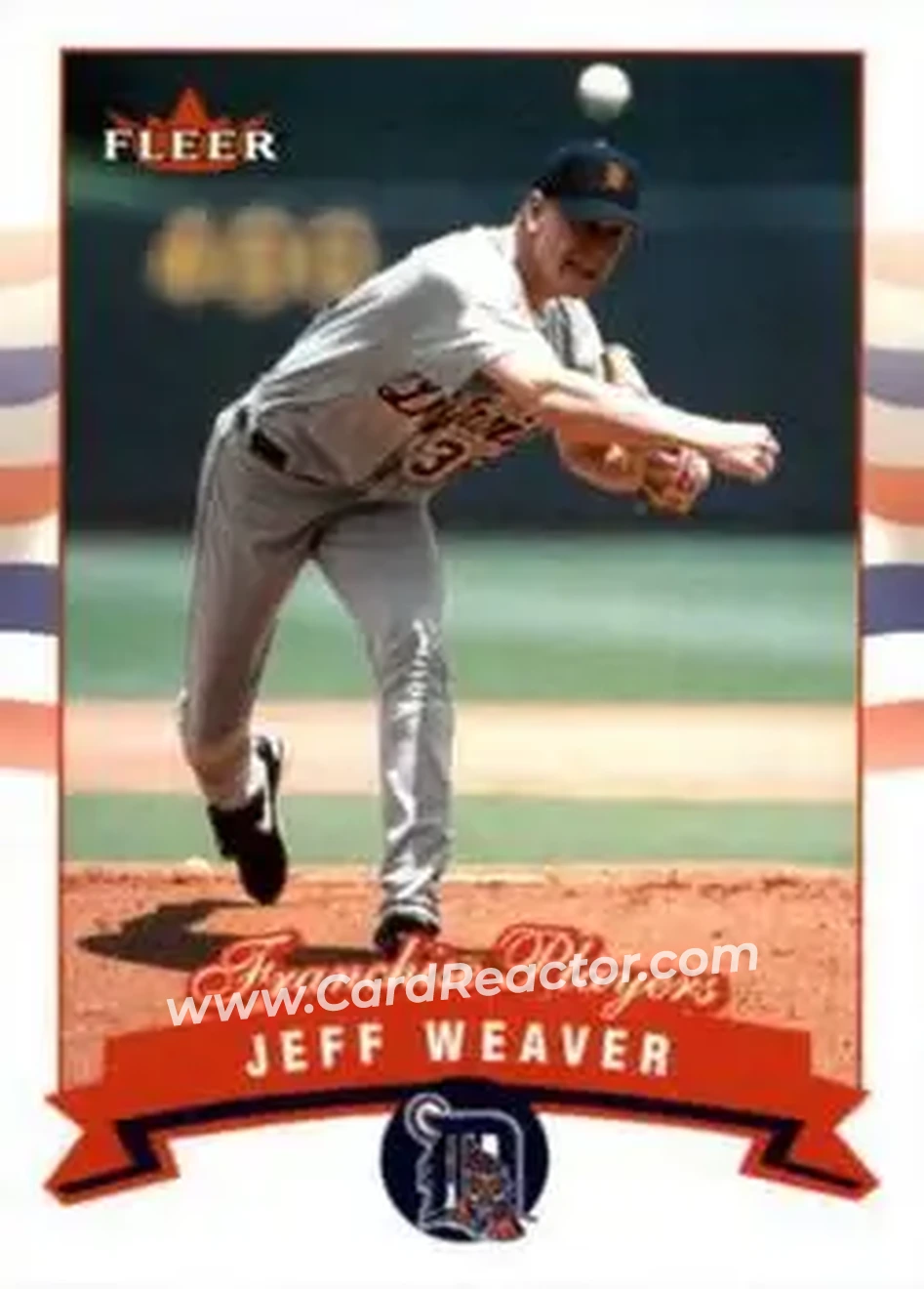 2002 Fleer #11 - Jeff Weaver - Detroit Tigers - Front 2002 Fleer #11 - Jeff Weaver - Detroit Tigers - Front