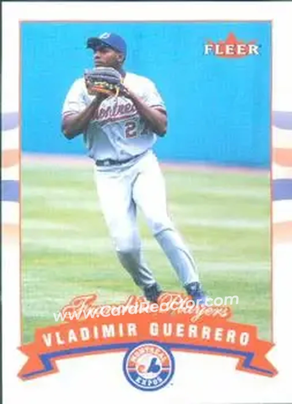 2002 Fleer #18 - Vladimir Guerrero - Montreal Expos - Front