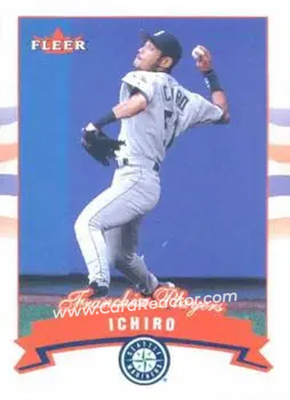 2002 Fleer #26 - Ichiro - Seattle Mariners - Front 2002 Fleer #26 - Ichiro - Seattle Mariners - Front