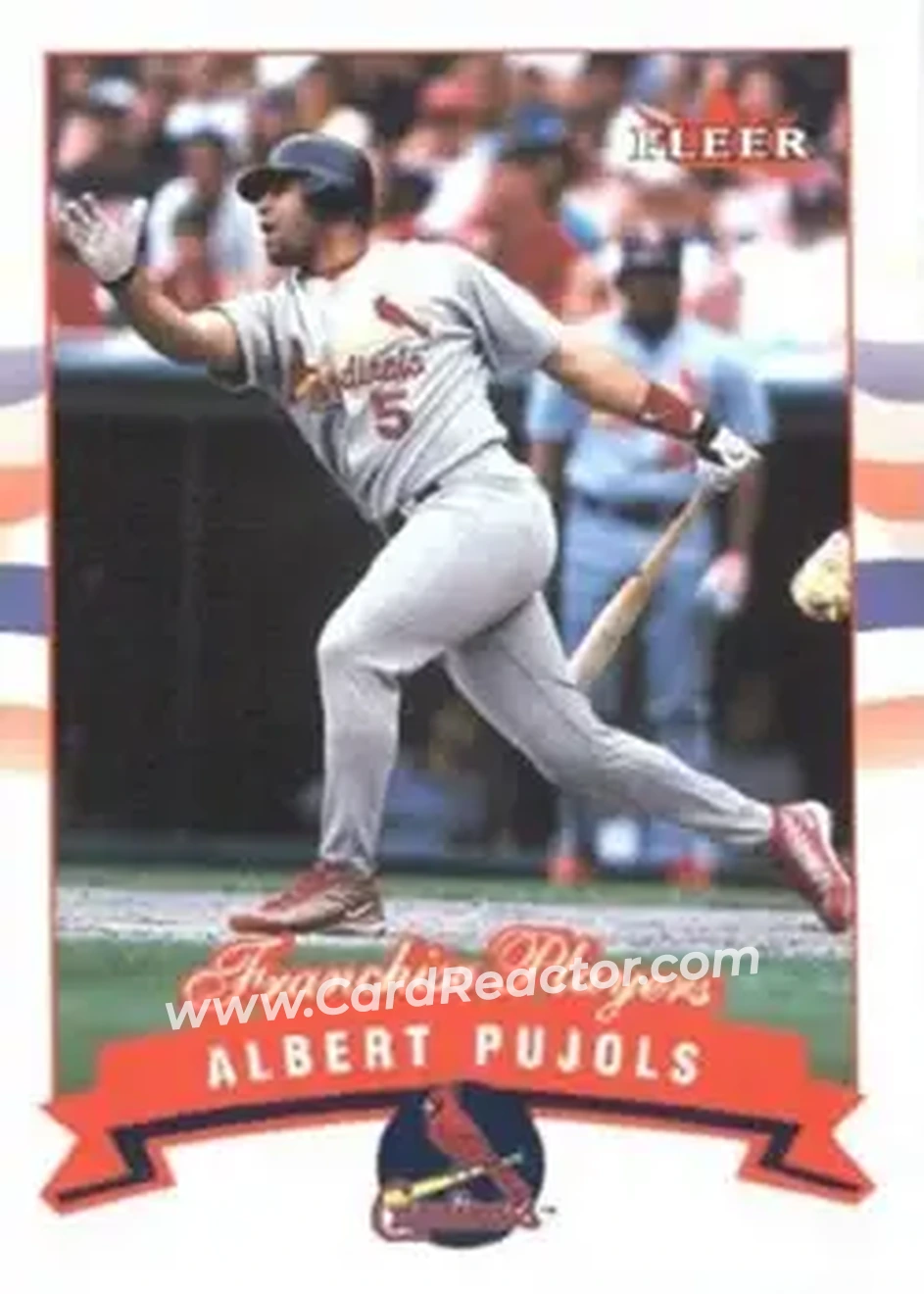2002 Fleer #27 - Albert Pujols - St. Louis Cardinals - Front