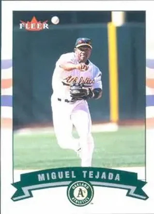 2002 Fleer #31 - Miguel Tejada - Oakland Athletics