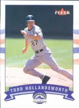 2002 Fleer #32 - Todd Hollandsworth - Colorado Rockies
