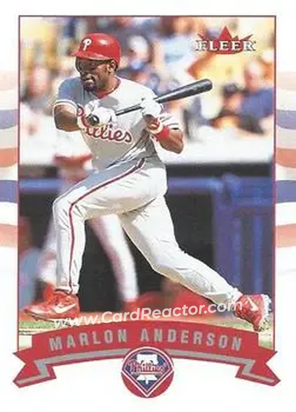 2002 Fleer #33 - Marlon Anderson - Philadelphia Phillies - Front